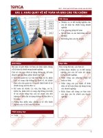 Kế toán tài chính bài 1