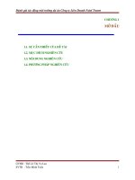 Đánh giá tác động môi trường dự án công ty liên doanh fatol tranet 