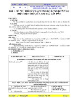 Tài liệu giáo án lí 9 HKI