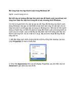 Tài liệu Mở rộng hoặc thu hẹp thanh cuộn trong Windows XP ppt