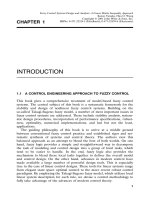 Tài liệu Hệ thống điều khiển mờ - Thiết kế và phân tích P1 pdf