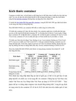 Tài liệu Kích thước container pptx