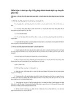 Tài liệu Điều kiện và thủ tục cấp Giấy phép kinh doanh dịch vụ chuyển phát thư doc