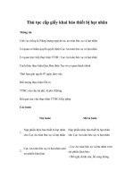 Tài liệu Thủ tục cấp giấy khai báo thiết bị hạt nhân ppt