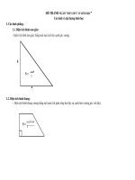 Bài soạn KIẾN THỨC VỀ HÌNH HỌC