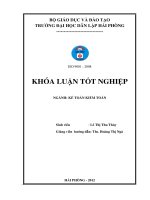 Hoàn thiện công tác kế toán tài sản cố định tại công ty cổ phần công nghiệp tàu thủy tam bạc 