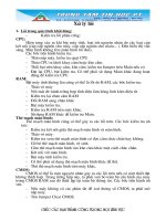 XỬ LÝ LỖI TRONG QUÁ TRÌNH KHỞI ĐỘNG