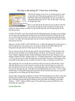 Tài liệu Bộ công cụ bảo dưỡng PC pdf