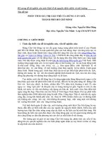 PHÂN TÍCH GIÁ TRỊ GIẢI TRÍ của RỪNG cần GIỜ, THÀNH PHỐ hồ CHÍ MINH 