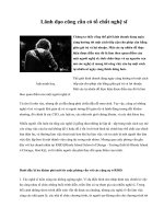 Tài liệu Lãnh đạo cũng cần có tố chất nghệ sĩ pptx