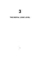 Tài liệu THE DIGITAL LOGIC LEVEL-3 ppt