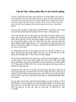 Tài liệu Cấp lại Giấy chứng nhận đầu tư cho doanh nghiệp docx