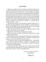 Một số tính chất của mảng độc lập theo hàng 