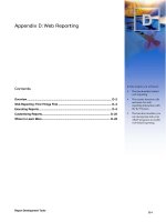 Tài liệu Appendix D: Web Reporting doc