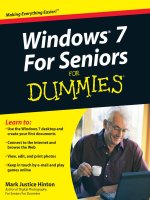 Tài liệu Windows 7 for Seniors for Dummles P1 docx