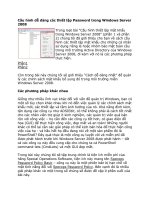 Tài liệu Cấu hình dễ dàng các thiết lập Password trong Windows Server 2008 docx