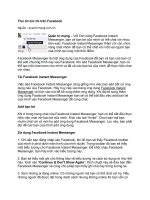 Tài liệu Thư tín tức thì trên Facebook doc
