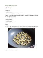 Đậu phụ, ngô bao tử xốt cà chua 