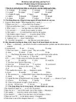 Gián án đề thi thử học sinh giỏi tháng 2