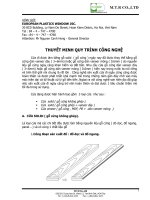 Tài liệu Qui trình công nghệ dây chuyền làm cửa ppt