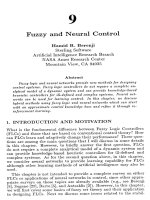 Tài liệu An Introduction to Intelligent and Autonomous Control-Chapter 9: Fuzzy and Neural Control pdf