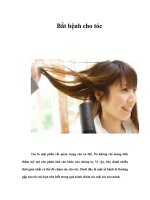 Tài liệu Bắt bệnh cho tóc docx