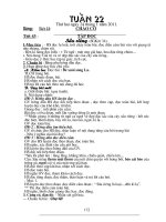 Tài liệu giao an mon tieng viet 4 tuan 22