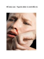 Tài liệu Đổ máu cam - Nguyên nhân và cách điều trị pptx