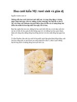 Tài liệu Hoa cưới kiểu Mỹ: tươi xinh và giản dị pdf