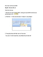 Tài liệu Đưa nhạc vào file word 2007 ppt
