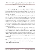 Phân tích tài chính và một số biện pháp cải thiện tình hình tài chính tại công ty TNHH TMDV và vận tải xuân lâm 