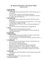 Gián án NỘI DUNG SINH HOẠT CM