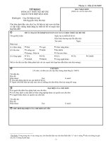 Tài liệu BIỂU MẪU: 