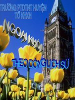 Bài giảng Ngoại khóa môn Lich sử