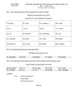 Bài soạn ANH 7- kì 1-2009-2010