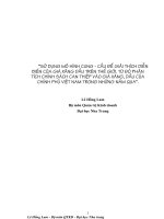 Tài liệu Sử dụng cung - cầu để giải thích diễn biến của giá xăng dầu trên thế giới pptx