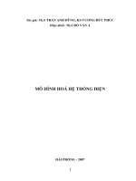 Tài liệu MÔ HÌNH HOÁ HỆ THỐNG ĐIỆN pptx