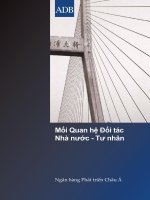 Tài liệu Mối Quan hệ Đối tác Nhà nước - Tư nhân pdf