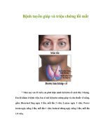 Tài liệu Bệnh tuyến giáp và triệu chứng lồi mắt pdf