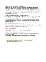 Tài liệu Hướng Dẩn Add thêm WIn XP lên Win Vista pdf