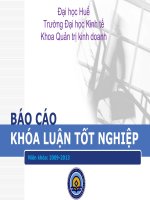 Slide phân tích các yếu tố ảnh hưởng đến quyết định chọn lựa ngân hàng của khách hàng cá nhân gửi tiết kiệm tại ngân hàng TMCP an bình thừa thiên huế 