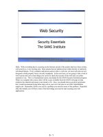 Tài liệu Web Security doc
