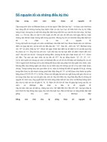 Bài soạn Số nguyên tố và những điều kỳ thú