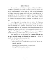 Nghiên cứu s7 300 của SIEMEN, ứng dụng thiết kế mô hình bình trộn nguyên liệu 