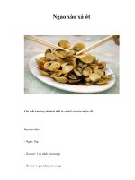 Tài liệu Ngao xào xả ớt pptx