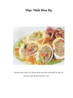 Tài liệu Mực Nhồi Hoa Hẹ pptx