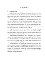Đề tài áp dụng một số công cụ thống kê nhằm kiểm soát và nâng cao chất lượng sản phẩm tại DNTN hưng phú 