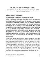 Tài liệu Du lịch thế giới từ tháng 5-8/2003 pdf