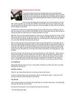 Tài liệu Phân tích kĩ thuật và những dự báo cho VN-Index doc