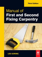 Manual of first & second fixing carpentry 